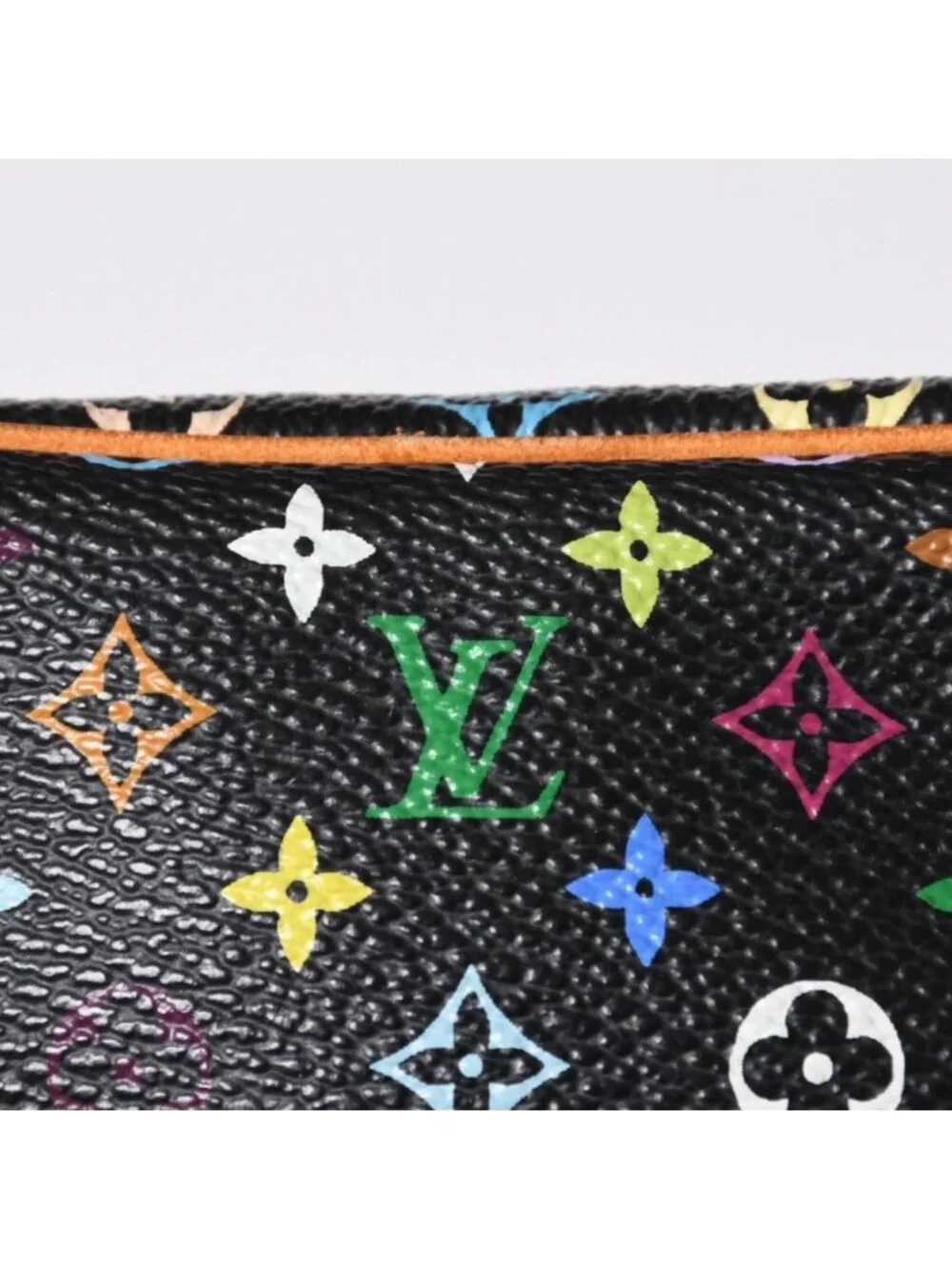 Louis Vuitton Pouch Trousse Wapiti Monogram Multicolor Black Takashi Murakami